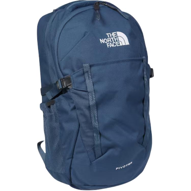 

The North Face 26L Pivoter Logo Print Large Capacity Design Hiking Backpack Unisex Backpack Navy-Blue NM82461SB Marine Blue