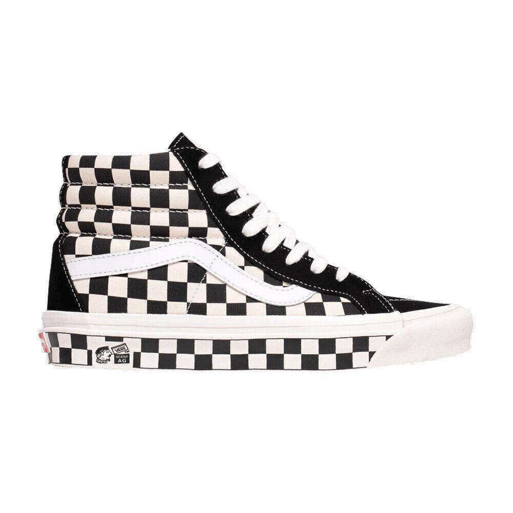 Vans Sk8-Hi 38 DX  Anaheim Factory - Checker Combo  VN0A38GF2U7 Men s Shoes 35
