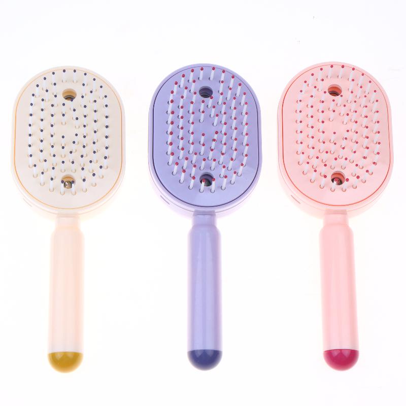 Hårplejespray Massagekam Vibrationshovedbundsmassage Hårbørste Hovedmassager Hårspray Forstøverbørste Hårolieapplikator