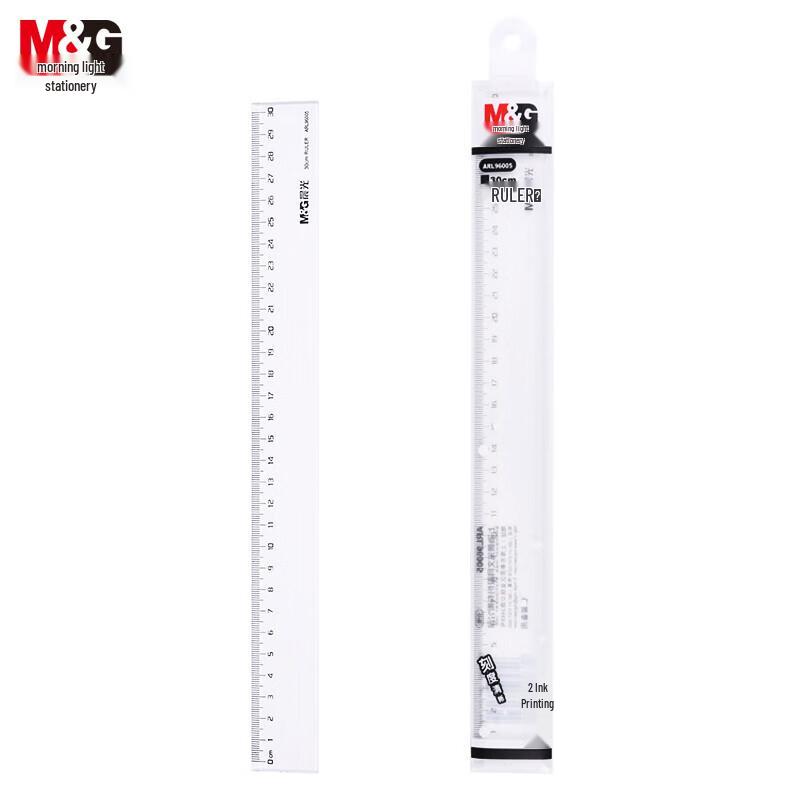 M&G Transparent 30cm Straight Ruler