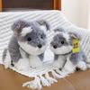 Cute Schnauzer Dog Plush Doll Sleeping Pillow Puppy Puppy Doll Doll Children