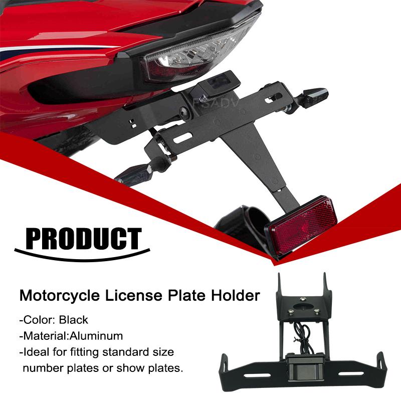 For HONDA CBR1000RR CBR 1000 RR 2020-2023 2022 Motorcycle License Plate Bracket Holder LED Light Tail Tidy Fender Eliminator