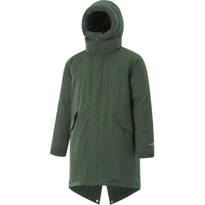 Li Ning Hot Pot Down Series Water-Resistant Self-Adjusting Temperature Hooded 600 Fill Power Extreme Cold Outdoor Long Winter Down Jacket AYMU661-1