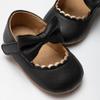 Baby Freizeitschuhe Kleinkind Schleife Rutschfeste Gummi Weiche Sohle Flach PU Kleinkindschuhe Babyschuhe Schleife Prinzessin Schuhe