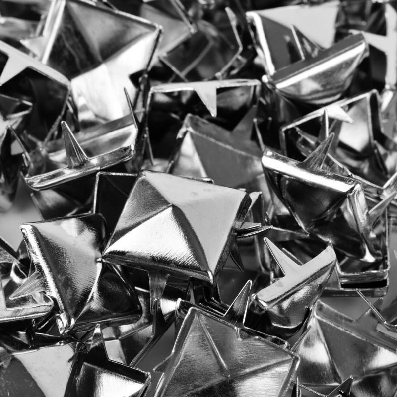 Pyramid Stud Rivet Buy 100 PCS 12mm Silver Pyramid Studs Rivets Four Claws Rivets at ...
