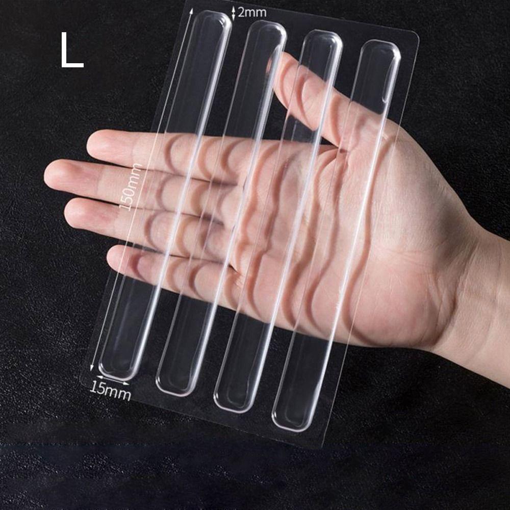 

Bumper Scuff Rearview Mirror Car Door Edge Transparent Anti Scratch Anti-collision Protection Strip L-150x5x2mm 4pcs