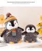 Winter Cute Hooded Penguin Plush Scarf Toy for Girls - Perfect Birthday Gift