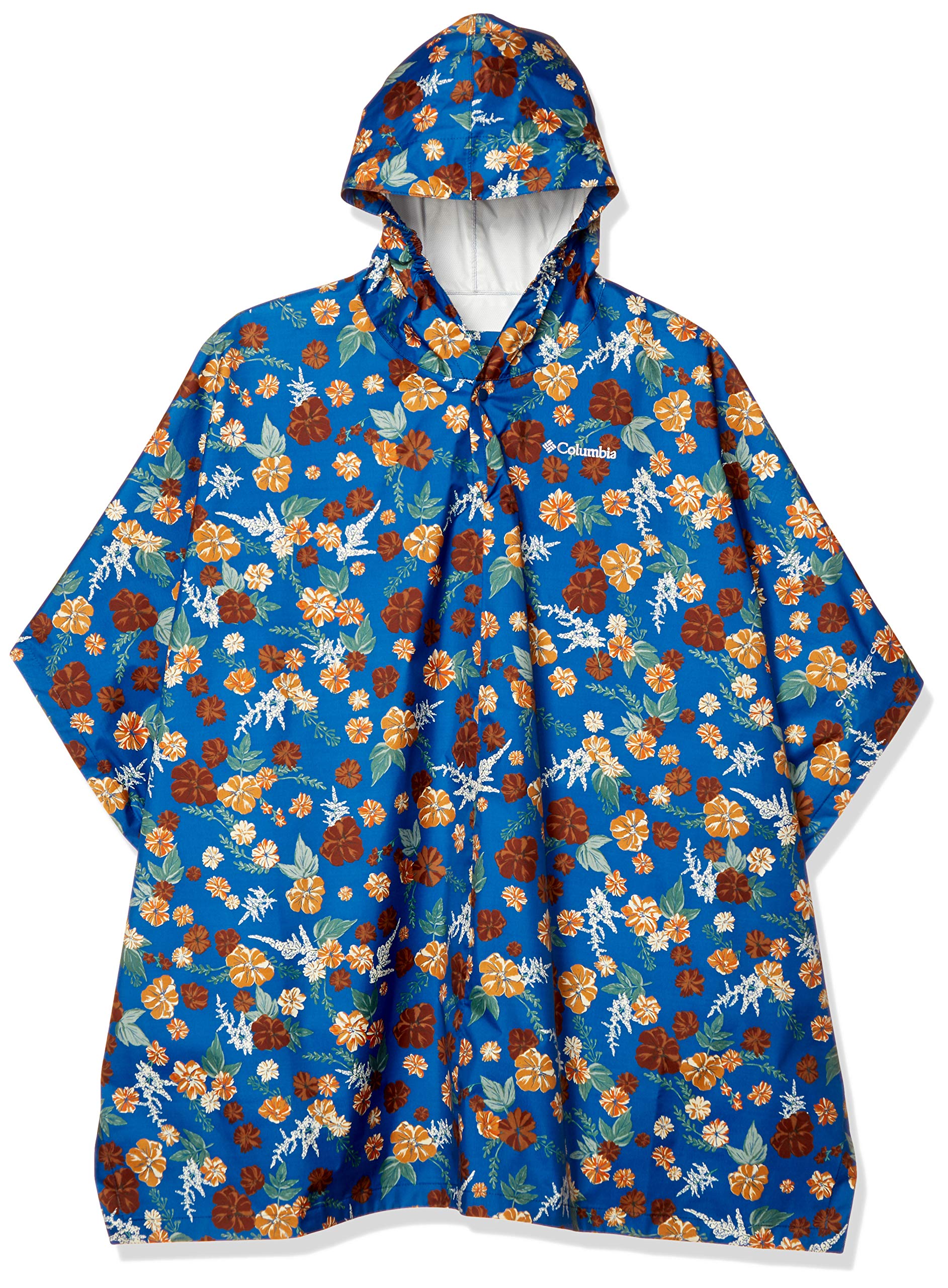 

Columbia KIDS Spey Pines Youth Poncho PY1064 Kids S Mountain Blue Flower Pattern