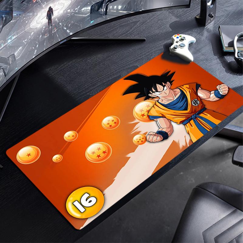 Large Gaming Mouse Pad Dragon Ball Anime Durable New PC Computer Gamer Desk Mat For CS GO LOL XXL Laptop Kawaii Mousepad