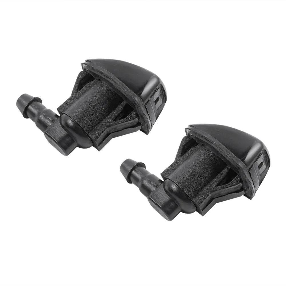 2 Pcs Universal Car Front Windscreen Washer Nozzle Wiper Spray Jet For Jeep Grand Cherokee 2011-2021