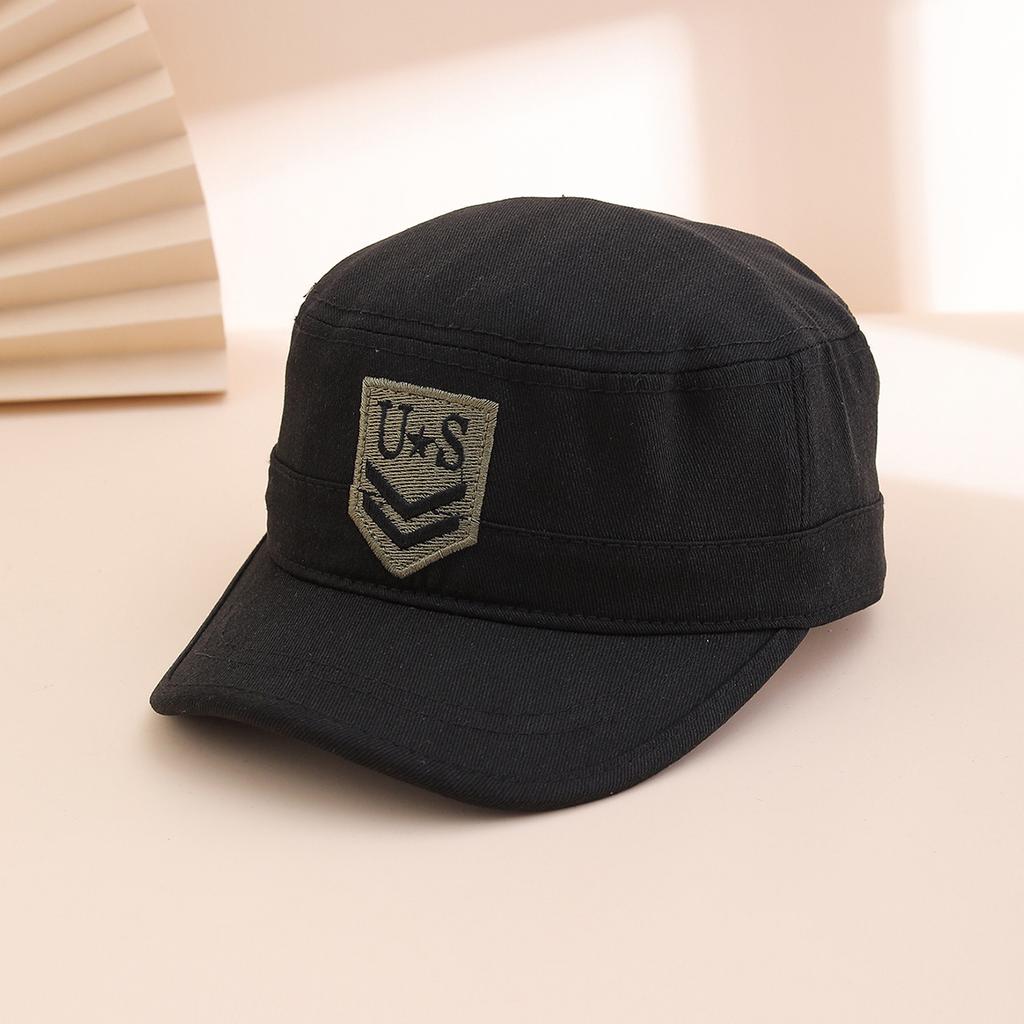 Fashion Camouflage Flat-top Hat, Outdoor Tactical Sun Protection Hat, Trendy and Versatile Embroidered Casual Hat