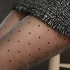 SHINee Polka Dot Black Stockings