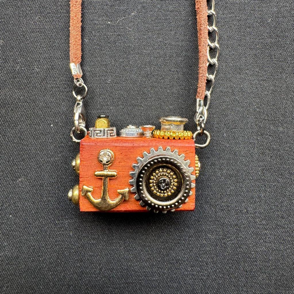 Punk Robot Pendant Necklace: Handmade Hanging Ornament - Unisex Mobile Phone Chain Jewelry