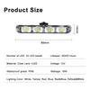2x4 4×8 Led Signal Lamp Warning Light Strobe Warning Lamp Emergency Signal Accessories Grille Light Flashing for Car SUV Yellow