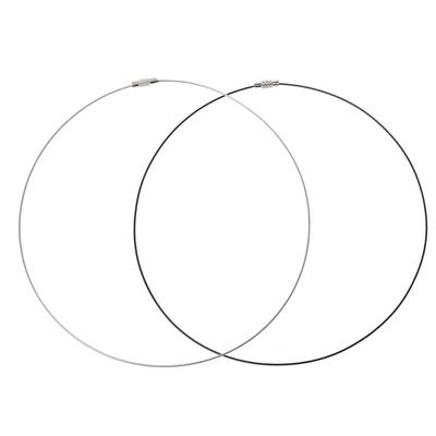 Filo Stringa Filo Collana Cordino con Chiusura a Vite in Ottone per Creazione Gioielli Fai da Te