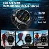 New Military GPS SmartWatch 1.75 HD  10ATM/IP68Waterproof Compass Smartwatch 1000mAh Large Battery BT Call SmartWatche