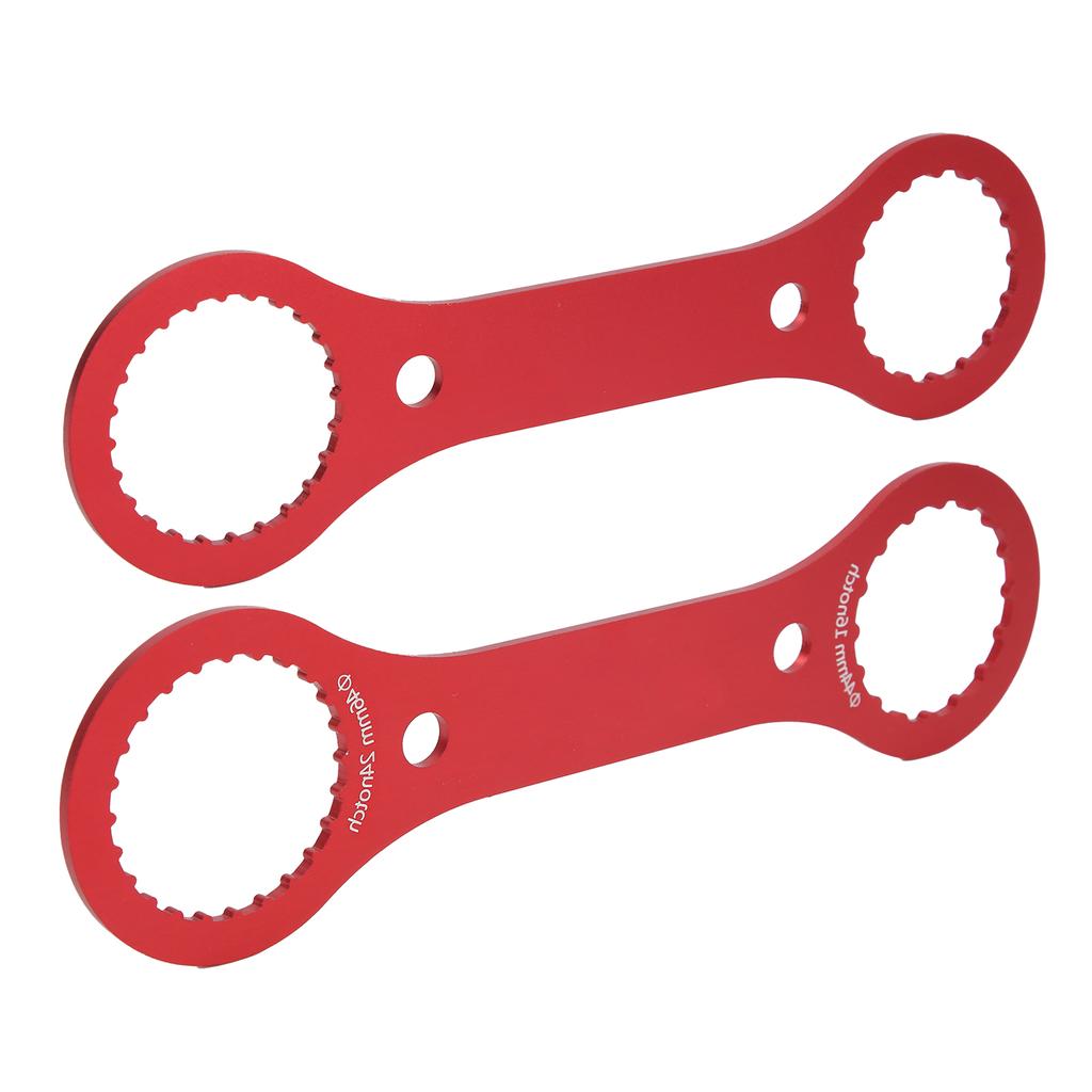 Sykkel-BB-nøkkel Kranklagerverktøy 44 mm 46 mm 16 24 Hakk BB-installasjonsfjerner Rød