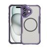 Carbon Fiber Texture MagSafe Translucent Phone Case