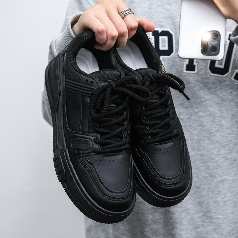 

Осенний новый нишевый дизайн Дарт Вейдер хлебные туфли повседневные взрывные белые туфли на платформе скейтборд обувь модная мужская обувь 39 чёрный