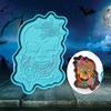 Skull Tray Epoxy Resin Mold Serving Plate Board Coaster Casting Silicone Mould DIY Crafts Jewelry Home Decorations Ornaments Making Tools