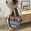 Bohemian Large-capacity Fringed Vacation Beach Bag Retro Versatile and Simple Single-shoulder Bag