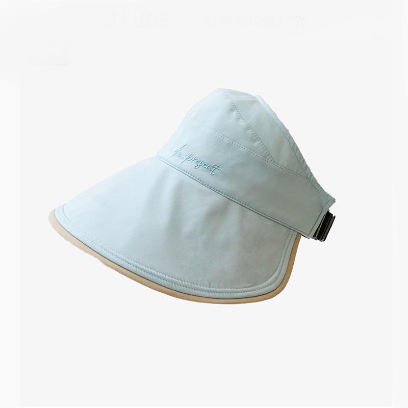 

Шляпа Универсальный стиль Минималистичная с широкими полями Женская солнцезащитная Шляпы-панамы синий