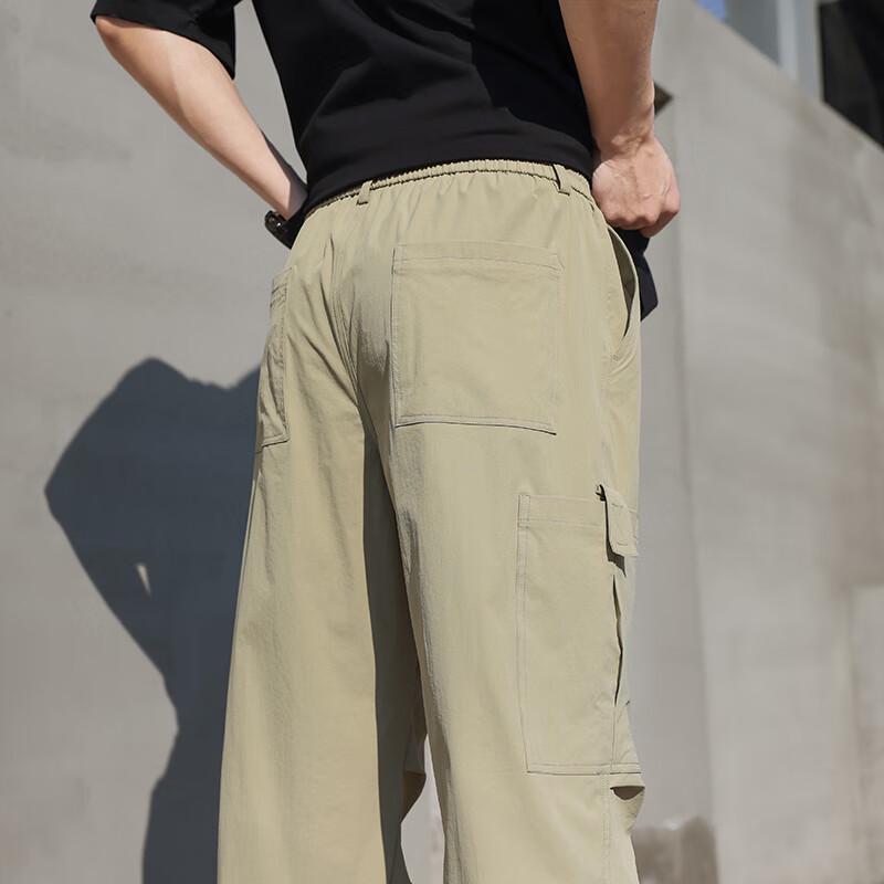Firstview Men's Lightweight Ice Silk Cargo Pants