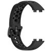 For Huawei Band 9/9 NFC/8/8 NFC Breathable Holes Replacement Band Silicone Watch Strap