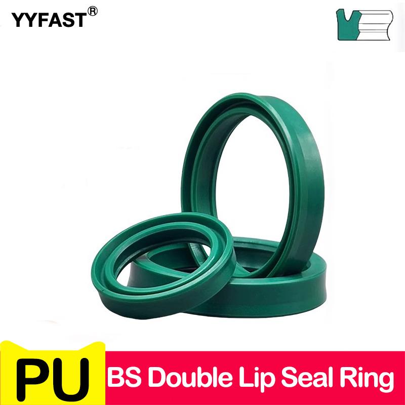 8x16x5.7,9x16x5.7,40x50x7.3,63x78x10,1pcs BS Double Lip Seal,Piston Rod Seal For Hydraulic Shaft, Polyurethane Cylinder Oil Seal 8x16x5.7