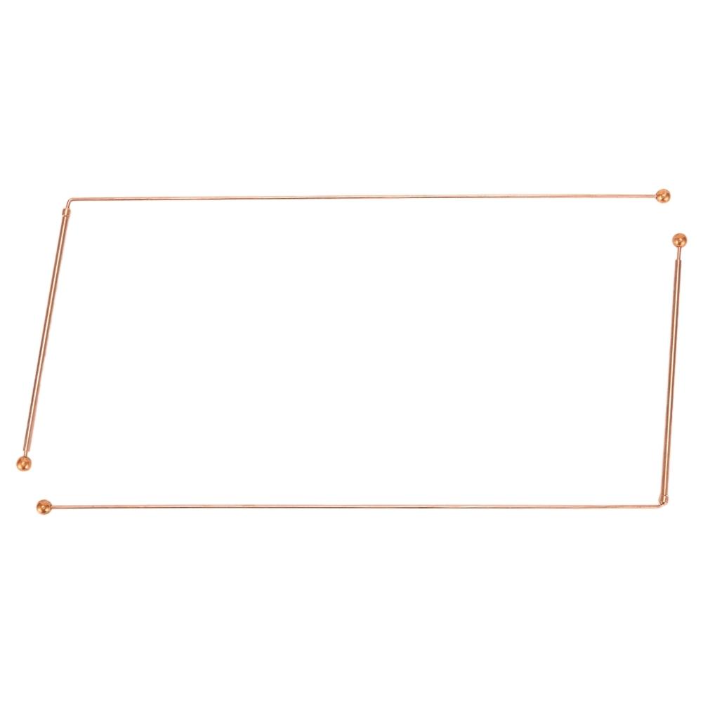 2 Stück Sondenstab 99,9% Kupfer Sondenstab für Wasserdetektion und Schatzwerkzeuge