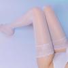 Sexy Oily Knee Socks Horse Oil Socks Peacock Lace Stockings Black Silk Thigh Socks Spring And Autumn Pure Desire