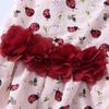 Spring and Summer Clothes Pet Flower Skirt Dog Clothes Love Skirt Kitten Puppy Clothes Summer Skirt