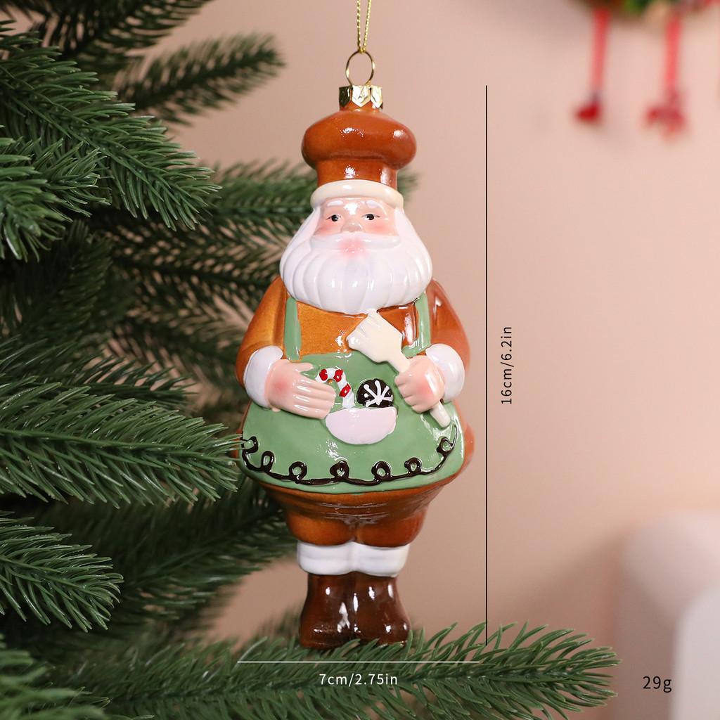 Weihnachts-Lebkuchenmann Baumschmuck Aus Kunststoff Für Feiertagsdekoration