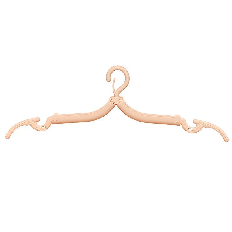 Portable Travel Folding Clothes Hanger for Drying and Sunning - Ideal for Business Trips and Dorm Use