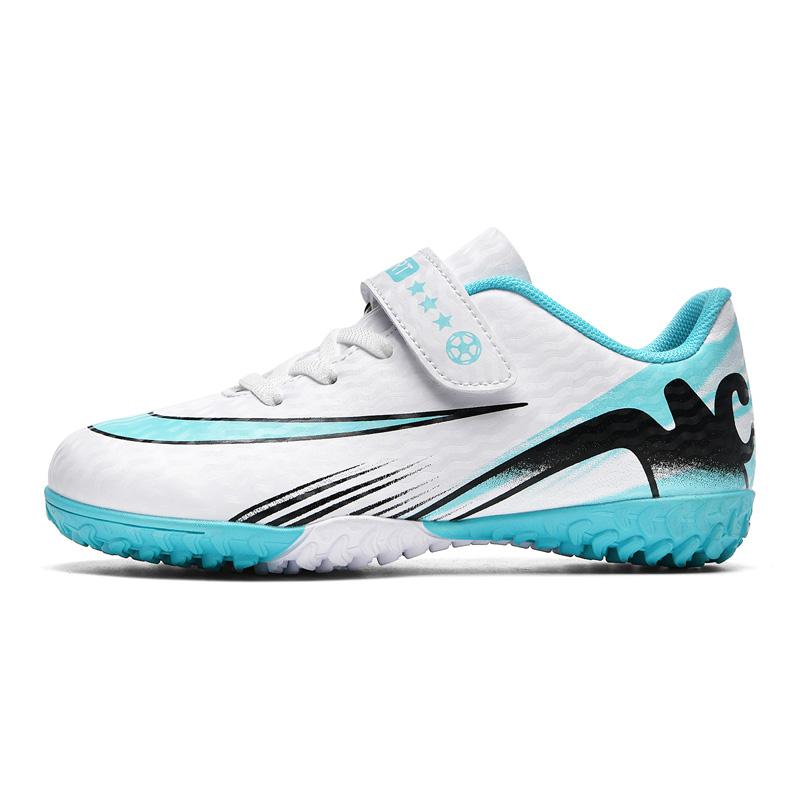 

Children Soccer Kicks Inside Non Slip Fast Young Boys Soccer Footwear High Quality Kids Football Footwear Tenis Sneaker Game Super Light 34