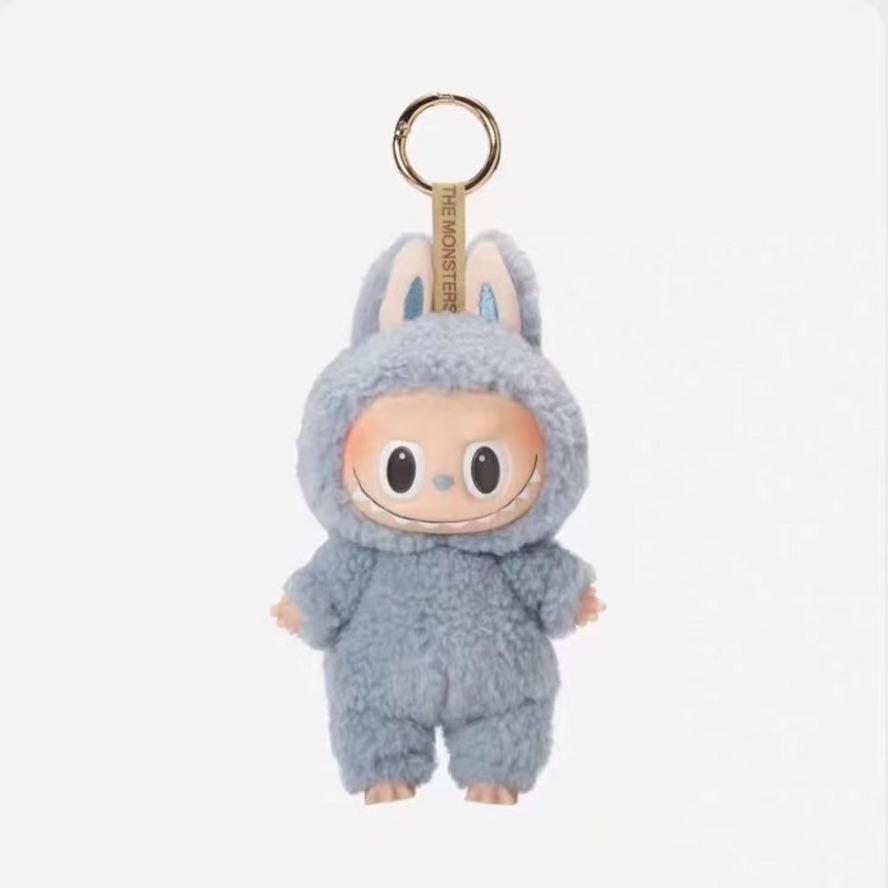 Fashion Kawaii Anime Figure for Labubu A Seat Series PVC Pendant Doll Model Toy Monster Keychain Kids Birthday Gifts