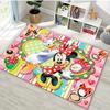 3D Minnie Mouse Daisy Duck Cartoon Themed Carpet Bedroom Living Room Sofa Rug Children's Room Large Area Decor Mat Potdemiel