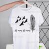 Damon Salvatore The Vampire Diaries Tshirts Men Shirt Harajaku Chronicles Vampiricas Summer Streetwear Casual Tee Short Sleeve