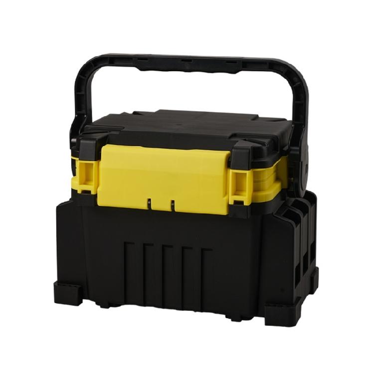 

Space Saving Fishing Equipment Organizers Integrated Safety Clasps Reinforced Frame And Quick Assembly Compartment жёлтый