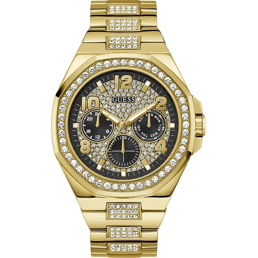GUESS Trend Gold-Tone Stainless Steel Gents Quartz GW0785G2 Watch золотой