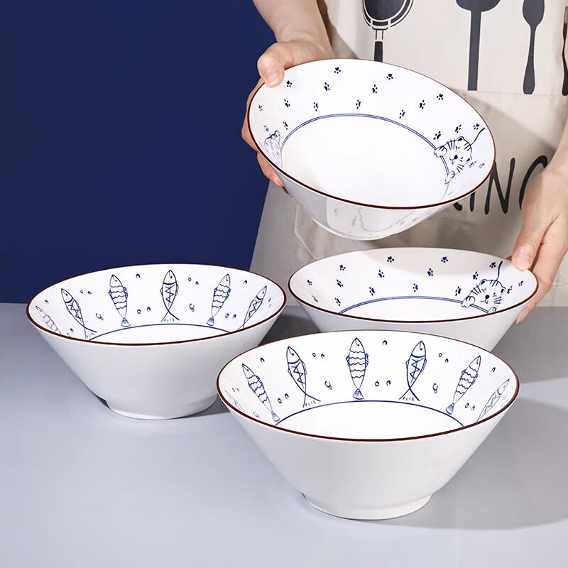 

New Chinese Cat Fish Douli Bowls