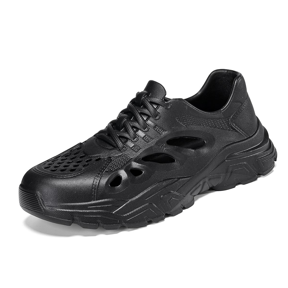Waterproof Breathable Men S Outdoor Wading Beach Sandals Head-Enclosed Clog Shoes Eva Material Comfortable Casual Shoes 38-39