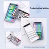 Nail Art Tool Sterilizing Tray Stainless Steel Disinfection Dish Cosmetic Storage Tray Manicure Tweezers Drill Bit Nail Clippers