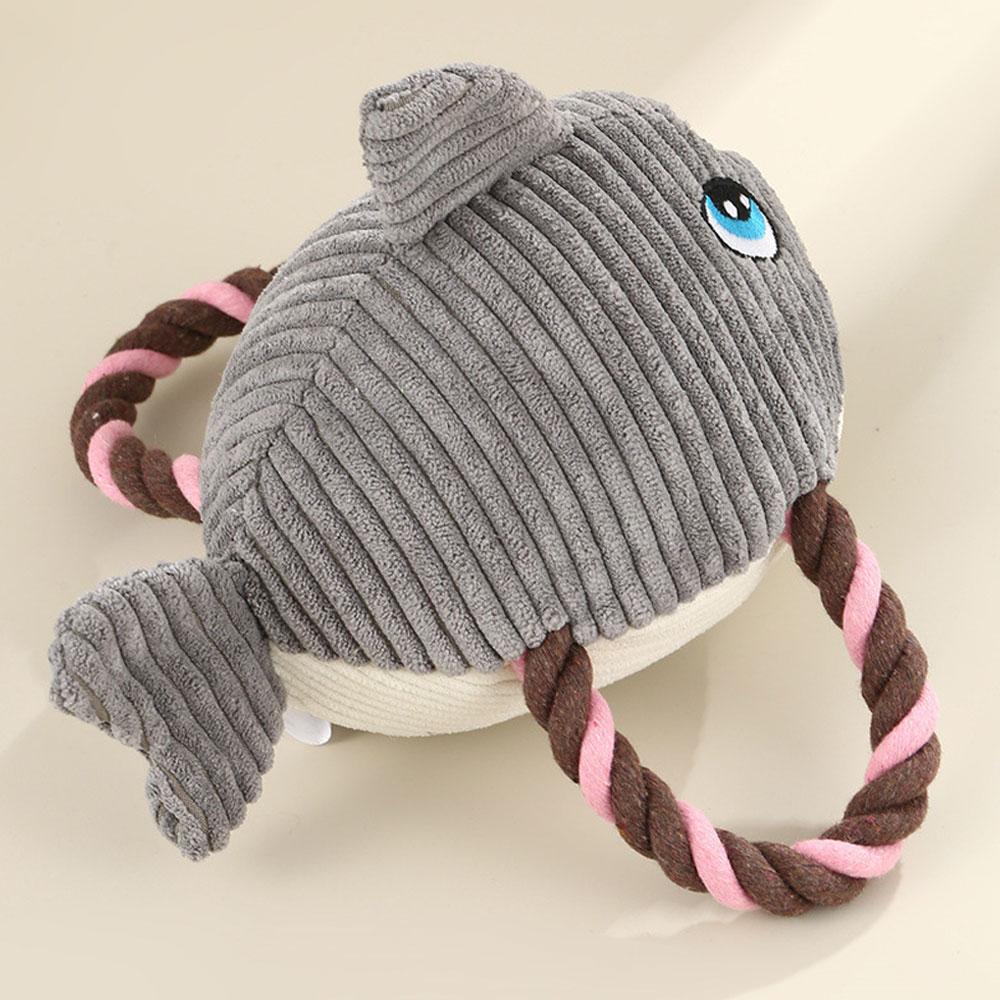 Jucărie Scârțâitoare pentru Câini Rezistentă la Mușcături Jucării Scârțâitoare pentru Câini Rechin Jucării de Mestecat Broască Țestoasă Pește Animal de Companie Cățel Jucărie de Mestecat Accesorii de Pluș pentru Câini