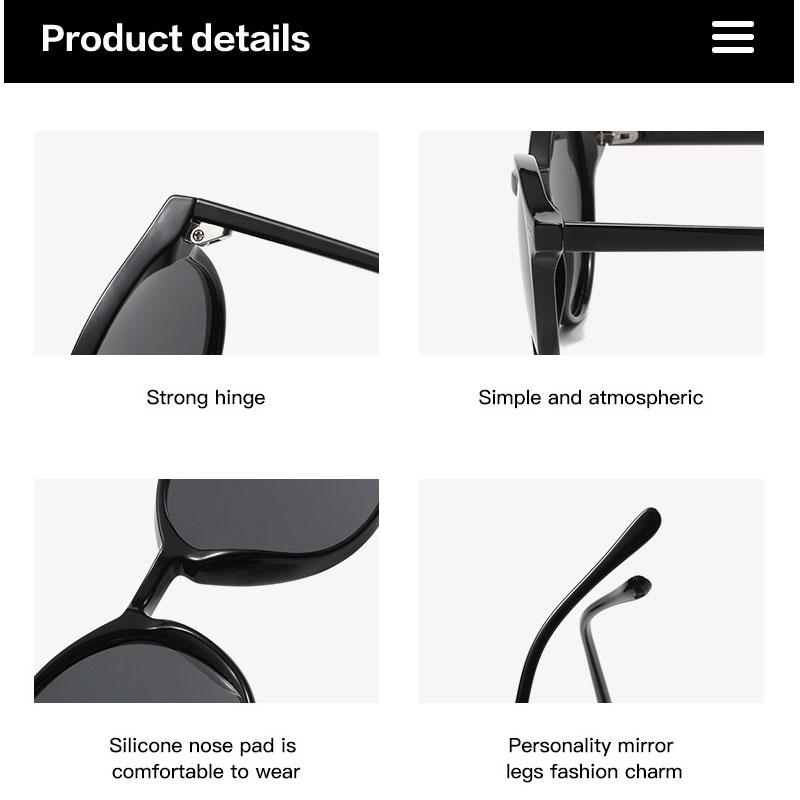 Ochelari de Soare Retro Rotunzi Polarizați Bărbați Femei Clasici Rame Leopard Ochelari de Soare Modă Negru Conducere Bărbați Femei Ochelari UV400