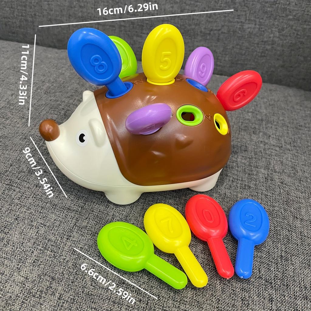 Colored Hedgehog Toys for Toddlers - Enhance Hand-eye Coordination, Problem-solving, and Critical Thinking