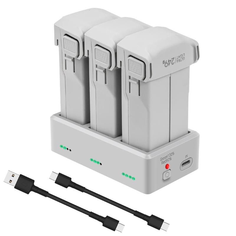 Flight Chargers Battery Charging Hubs for  3 o Flight Charging Station Support QC3.0 and PD Fast Charging