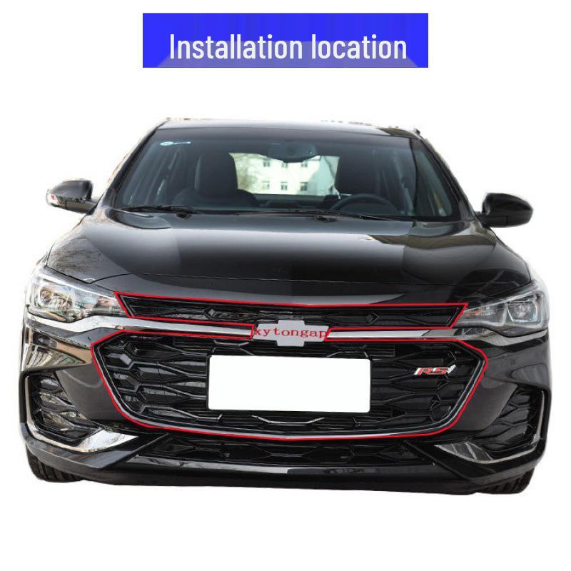 Compatible Cruze RS Front Radiator Grille Center Bright Strip