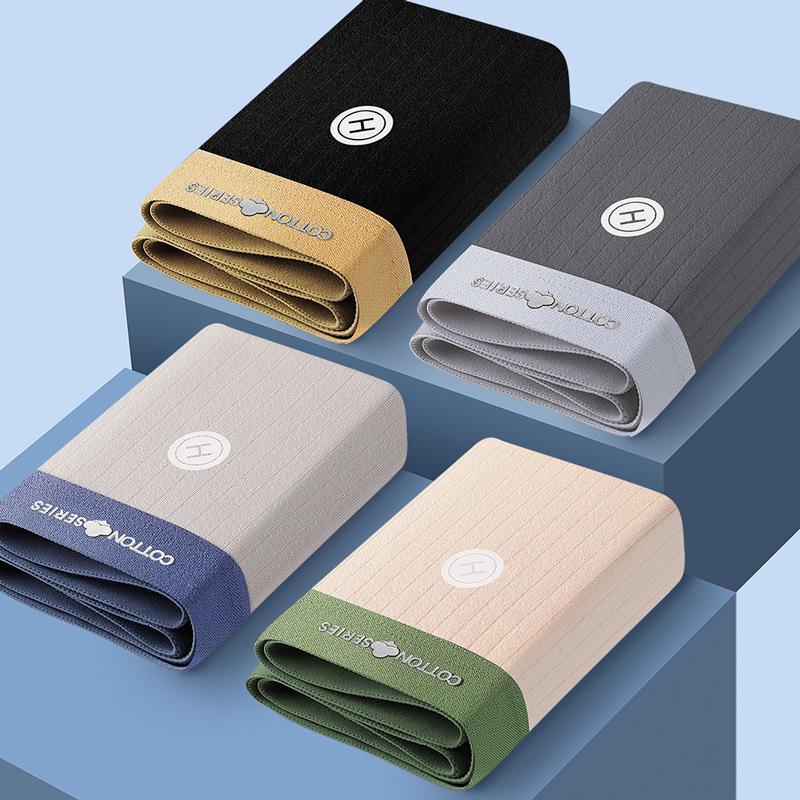 Men's & Boys' Breathable Cotton Boxer Briefs - Fashionable & Thin