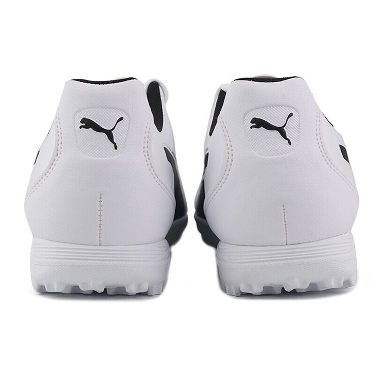 Puma Durable Non-Slip Supportive Shock-Absorbing Soccer Shoes Men Sneaker Black White 105674-02